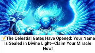 📝The Celestial Gates Have Opened: Your Name Is Sealed in Divine Light—Claim Your Miracle Now!…