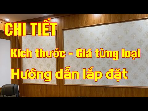 Video Tấm nhựa ốp tường | Tấm nhựa ốp trần nhà | nhựa chống... - youtube