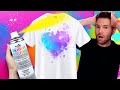 TRANSFORM Your T-Shirt with SPRAY PAINT! *EASY* Step-By-Step Tutorial!