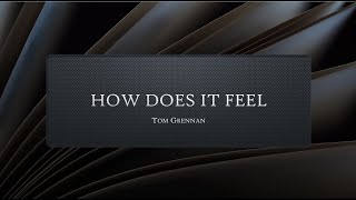 Tom Grennan  - How Does It Feel? Lyrics