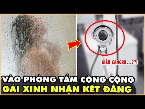 Gái Xinh Đang Tắm Thì Hét Lớn Khi Thấy Vật Quay Lén Trên Cửa | Độc Lạ Phòng Tắm Công Cộng