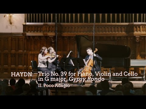 Haydn Trio No. 39 "Gypsy Rondo," Mvt II - ChamberFest Cleveland (2014)