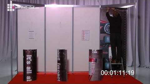 Shell-Clad installation. Time lapse magic.