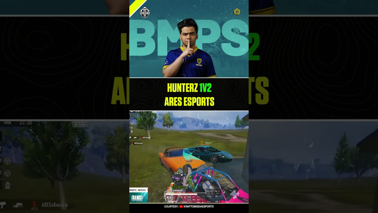 Hunterz 1v2 Ares Esports 😱🔥