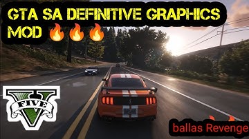 GTA Sa Android graphics mod new 2022 #gta #gameplay // gta v in Mobile // graphics mod for gta