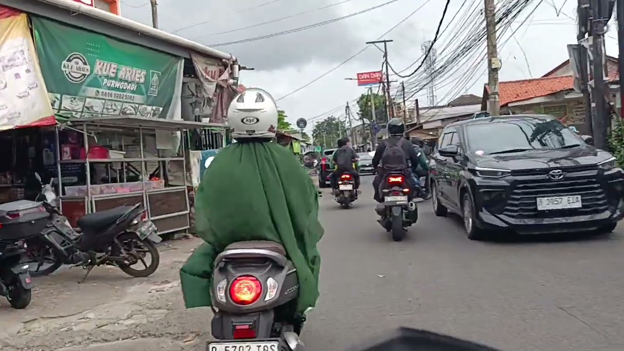 Road trip at jakarta city jakarta kalisari margonda ratu jaya street