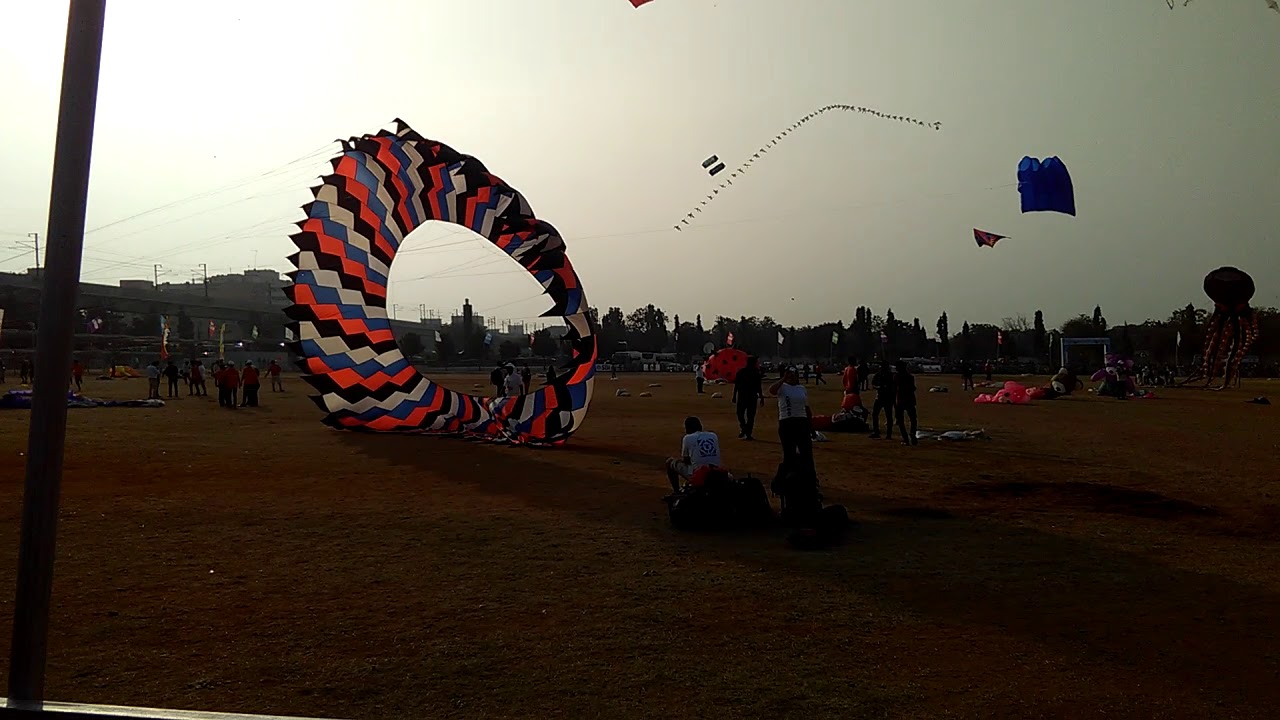 Hyderabad international kites and sweets festival 2019(22) YouTube