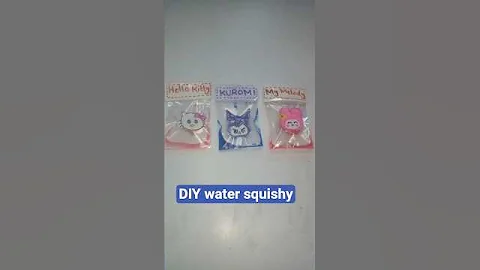 DIY cute water squishy#art and craft#youtube shorts