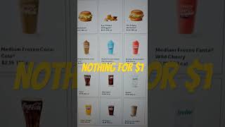 No dollar on the $1 menu. 🍔🍟 #mcdonalds #dollar #foodie