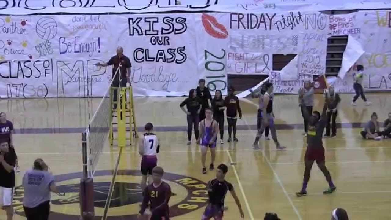 Powder Puff Volleyball Teachers vs Seniors 2015 YouTube