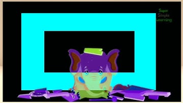 ELEPHANT BREAK THE CLOCK IN COLOR INVERSION EFFECTS||HICKORY -DICKORY DOCK