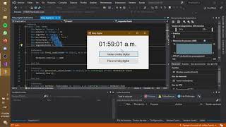 Práctica 42 - Reloj digital usando el control Timer