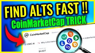 How to Find Altcoins Using CoinMarketCap | FULL GUIDE