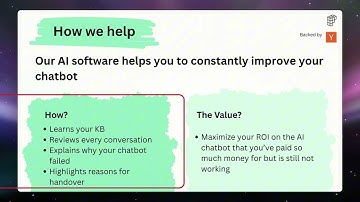 Improve your AI chatbot - Demo Video