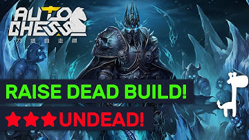 The Raise Dead Build! 6 Undead + 6 Hunters! | Dota Auto Chess