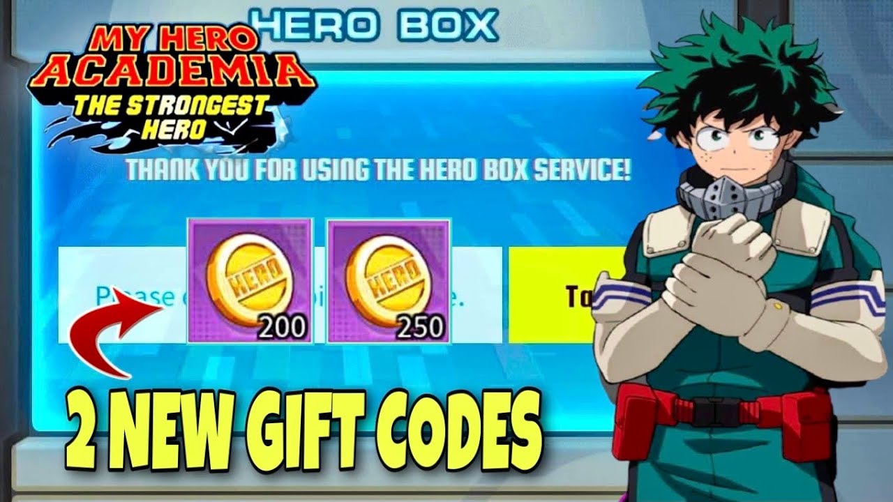 New My Hero Academia The Strongest Hero Gift Codes 2021 My Hero 