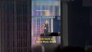 🏆 Lorie reçoit un World Music Award ✨