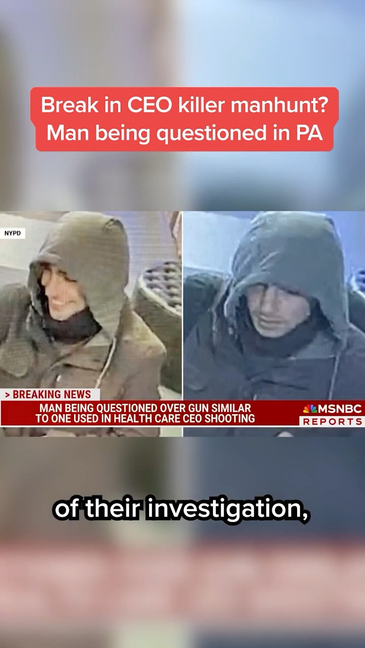 Break in CEO killer manhunt? Man being questioned in PA