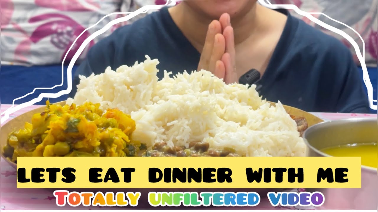 Let’s EAT DINNER with me | eat with karki ko chori 