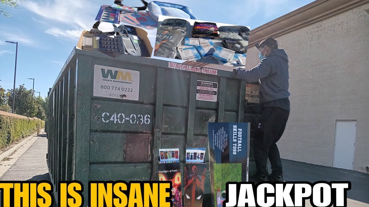 DUMPSTER DIVING JACKPOT YOU WON'T BELIEVE WHAT I FOUND IN ALL THIS