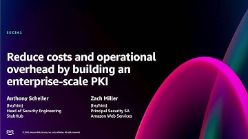 AWS re:Invent 2024 - Reduce costs and operational overhead by building enterprise-scale PKI (SEC341)