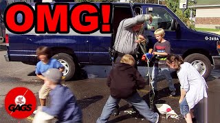 Kids Defend Friend From Cop | Just For Laughs Gags