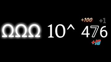 Numbers 0 to Absolutely Infinity Ultimate Universe with sound effect