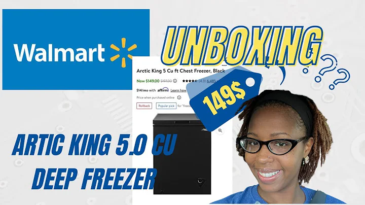 Unboxing and Review of the Artic King 5.0 CU Deep Freezer from Walmart | 🥶💰🥩