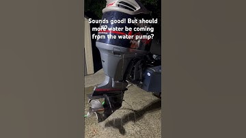 First time running this one of muffs. Is that enough water? #yamaha #yamahahpdi #bassboats