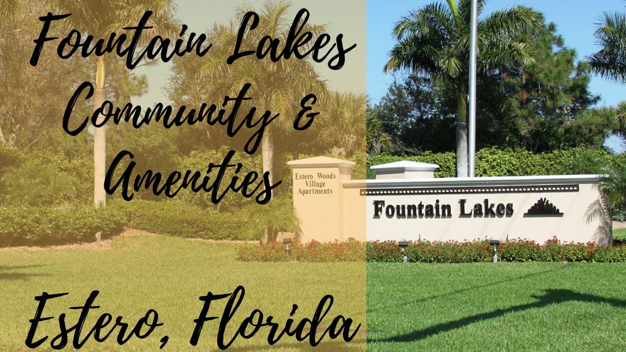 Fountain Lakes Homes and Amenities   Estero Florida Real Estate