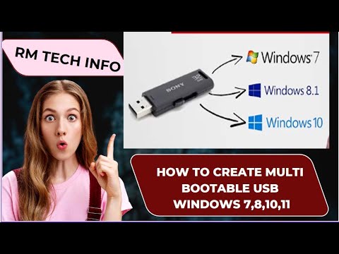 How To Create Multi Bootable Pendrive in URDU Hindi Windows 7,8,10,11 IN 2025 RM TECH INFO