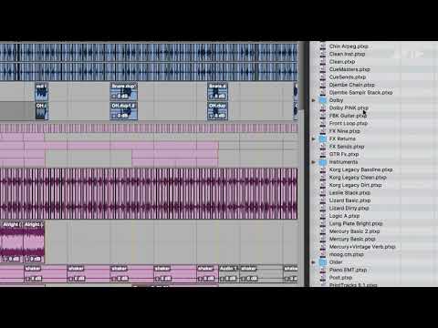 Pro Tools Tech Tip — Tracks Presets & Workspace