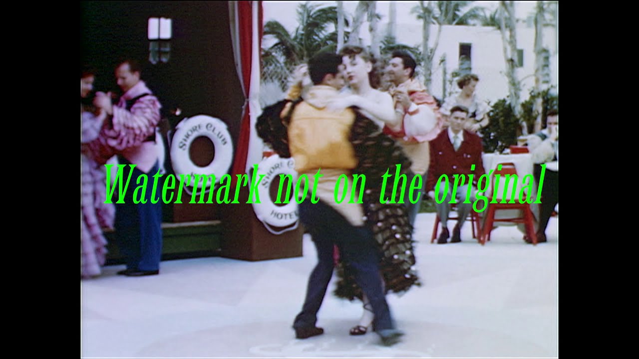 Miami Beach street scenes and dancing 1940s/50s