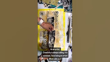 Intuitive Art Journaling 🎨. More abstract layers, more fun!  #intuitiveart