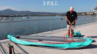 HOW TO INFLATE THE ITIWIT X100 KAYAK 2P, 3P, 4P / GONFLER ET RANGER LE KAYAK ITIWIT X100 2P, 3P , 4P