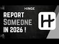 How to Report Someone on Hinge 2026