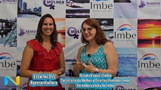 Daiana Esquici Godoy, vereadora eleita de Imbé, Secretaria da Mulher e Direitos Humanos.