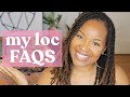 FAQs ABOUT MY LOCS: size, color, products, etc.