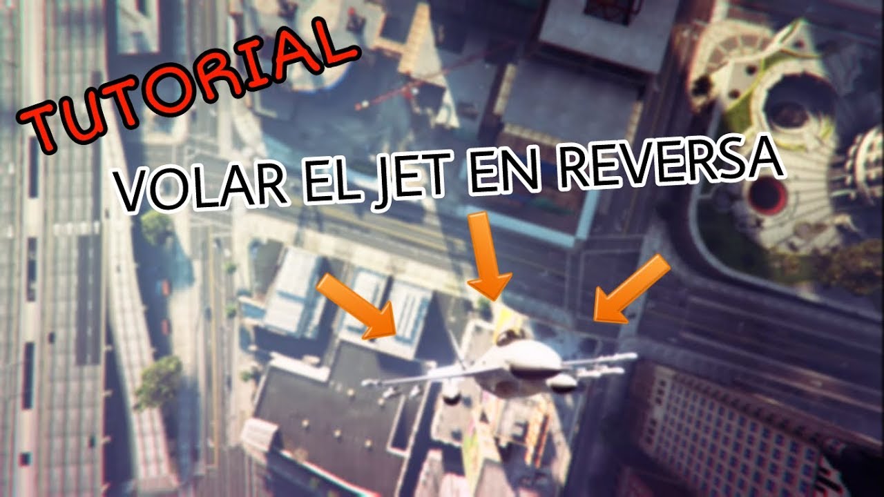 volar el Jet/Caza en REVERSA? GTA V Online XBOX 360ONE & PS3