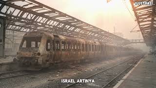 VIRAL‼️Iran Bombardir Stasiun Kereta Api Israel Hari ini, Puluhan Rudal Hancurkan Seluruh Area