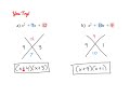 Factoring using magic x