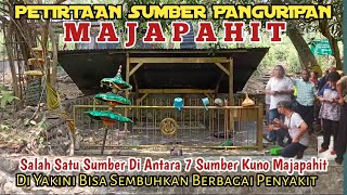 The Panguripan Spring in Majapahit. An ancient spring believed to cure various diseases.