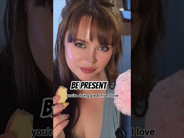 have a snack with me and let me help you release your stress 🥰 #asmr #asmreating #asmrsounds