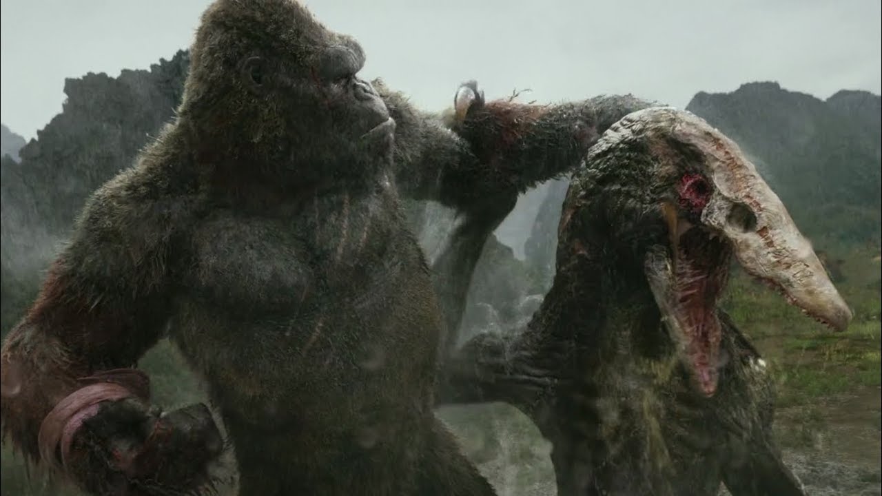 Kong vs Skull Crawler  Kong Skull Island 2017  Warner Bros