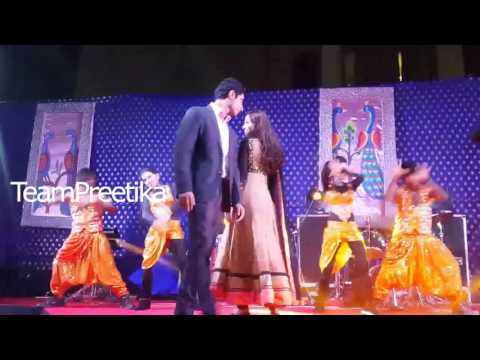 Harshad & Preetika dancing on BI title song