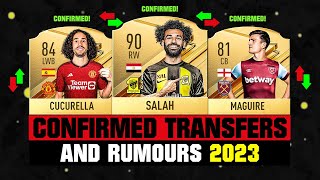 FIFA 24 | NEW CONFIRMED TRANSFERS & RUMOURS! ? ft. Cucurella, Salah, Maguire... etc