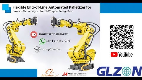 Custom Robotic Palletizer and Stretch Wrapper Solutions for Compact Industrial Automation