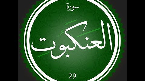 29 - سورة العنكبوت | تلاوة للقارئ عصام عبد اللطيف | ت#تعلم_التجويد_مع_عصام