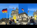 "Live from Berlin! 🇩🇪 Walking through the Bundestag Live -" #shorts #bundestag #nachrichten