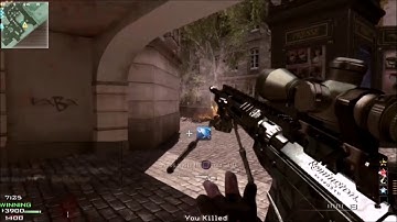 MW3: Quick 1:56 MSR Sniper Moab in 6v6 TDM